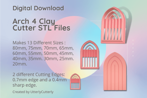 Arch Shape 4 Clay Cutter - Framed Border: A Versatile Tool for Creative Projects