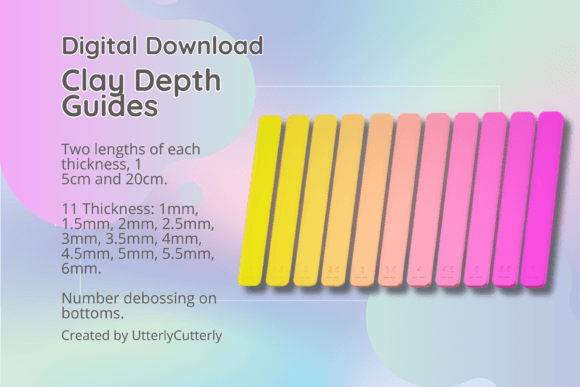 Clay Depth Guides: Perfect STL Files for 3D Printing