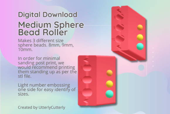 Creating Perfect Beads with the Medium Sphere Circle Polymer Clay Bead R