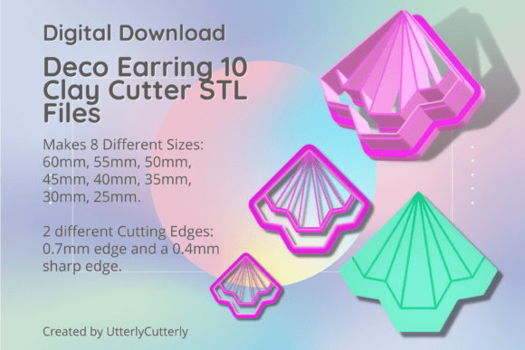 Explore Creativity with Deco Earring 10 Clay Cutter
