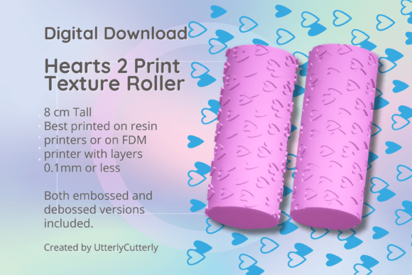 Explore the Versatility of Heart 2 Texture Roller and Valentines Digit for Creative Projects