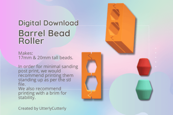 Exploring the Large Barrel Polymer Clay Bead Roller ST for 3D Printing