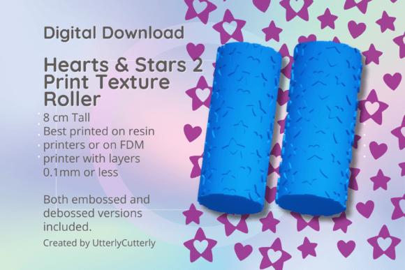 Heart Stars 2 Texture Roller, Valentin: A Versatile Tool for Creative Projects