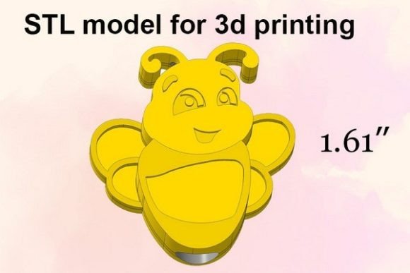 Honey Bee Straw Topper STL File: A Charming Addition to Your Event