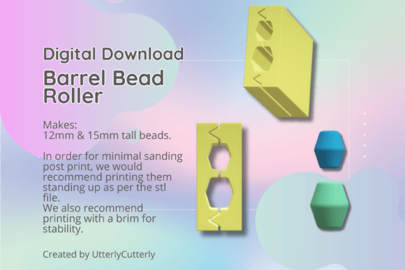 Mastering Bead Making with Medium Barrel Polymer Clay Bead Roller S