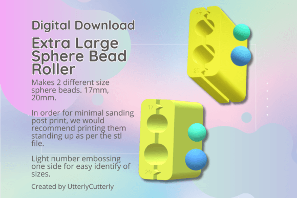 Mastering the Art of Crafting with Extra Large Sphere Circle Clay Bead Roll