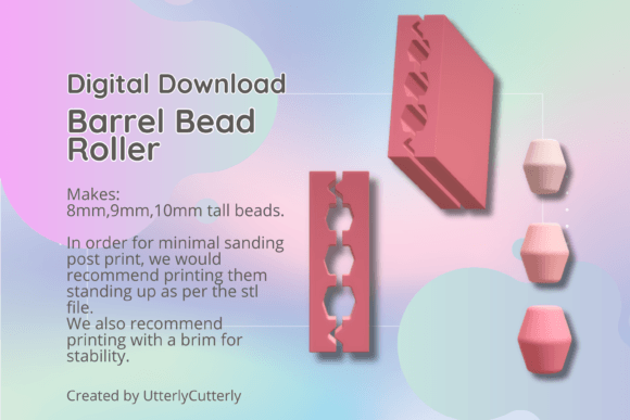 Small Barrel Polymer Clay Bead Roller ST: Your Key to Crafting Perfect Beads