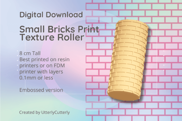 Small Bricks 1 Scales Texture Roller, Di: A Versatile Tool for Your Creative Projects