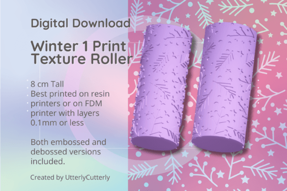 Winter 1 Scales Texture Roller: Creative Designs